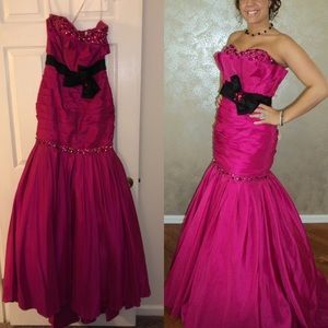 Alyce Designs Pink Prom Gown